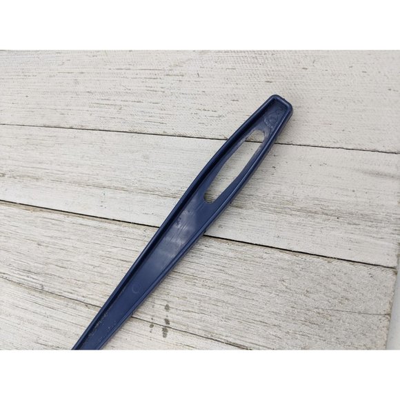 Navy Blue #3 Nylon Plastic Slotted Spoon 11" - Picture 5 of 6